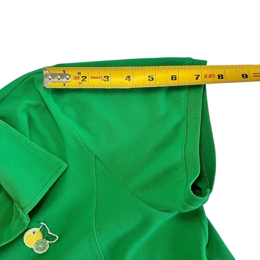 Liz Golf Liz Claiborne Polo Shirt Women's Size Petite Large Short Sleeve Green - Picture 12 of 13